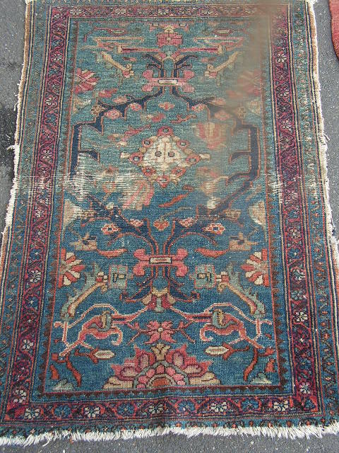 RUG #056, Antique Blue Rust 1.3m x 90cm